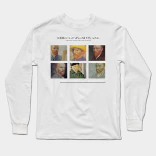 Portraits of Vincent van Gogh Long Sleeve T-Shirt